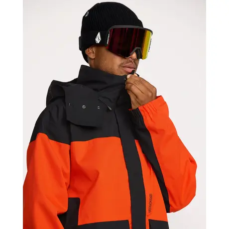 Μπουφάν Volcom Ανδρικό Kleveland Jacket Mauve Orange Shock