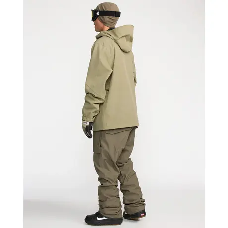 Σαλοπέτα Snowboard Volcom Ανδρική Roan Bib Overall Military