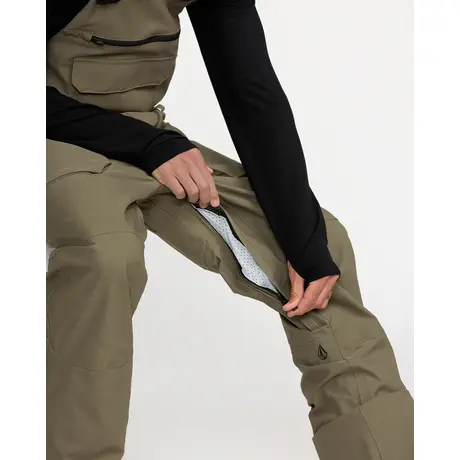 Σαλοπέτα Snowboard Volcom Ανδρική Roan Bib Overall Military