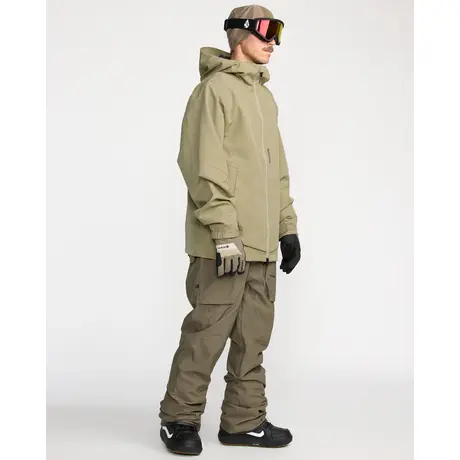 Σαλοπέτα Snowboard Volcom Ανδρική Roan Bib Overall Military