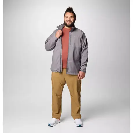 Μπουφάν Softshell Columbia Ανδρικό Ascender&trade; City Grey - Υπερμεγέθη