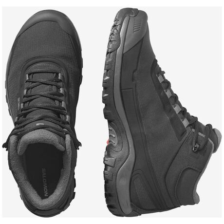 Μποτάκια Salomon Ανδρικά WP Black/Asphalt/Castlerock