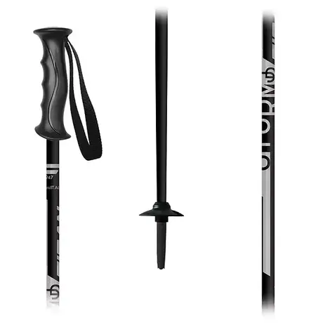 Μπατόν Σκι Αλουμινίου (Ζεύγος) Fizan Παιδικά Storm JR Grey