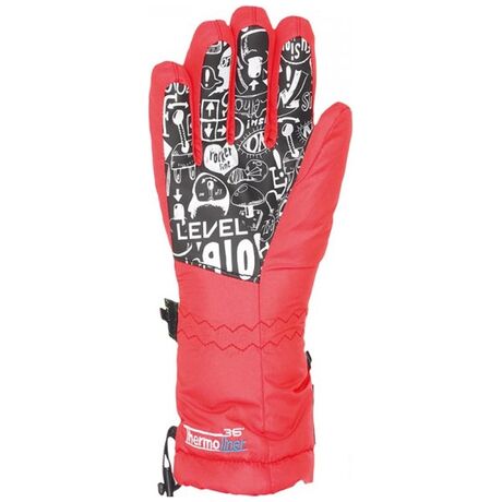 Γάντια Σκι Level Παιδικά Junior Glove Red