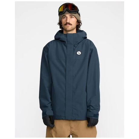 Μπουφάν Volcom Ανδρικό BackThreeEighty Jacket Deep Blue