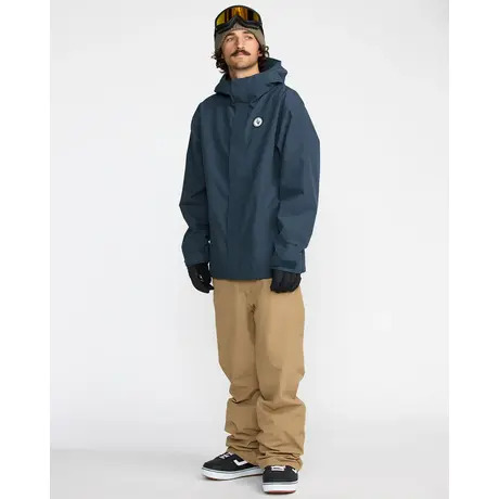 Μπουφάν Volcom Ανδρικό BackThreeEighty Jacket Deep Blue