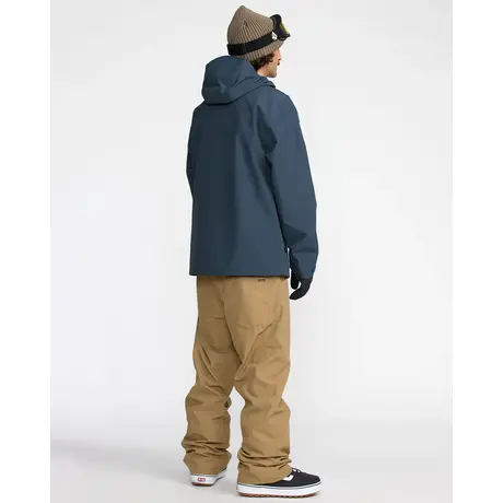 Μπουφάν Volcom Ανδρικό BackThreeEighty Jacket Deep Blue