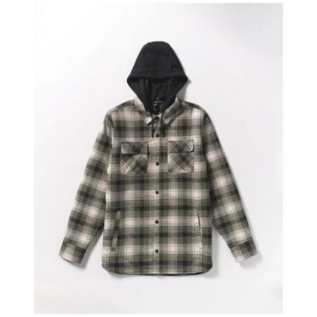 Μπουφάν Ανδρικό Volcom Kenson Insul. Flannel Jacket Black Green