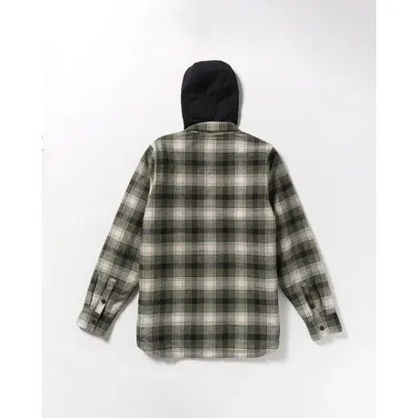 Μπουφάν Ανδρικό Volcom Kenson Insul. Flannel Jacket Black Green