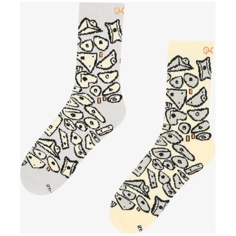Κάλτσες Y&Y Vertical Unisex Rock Socks Spray Wall Grey