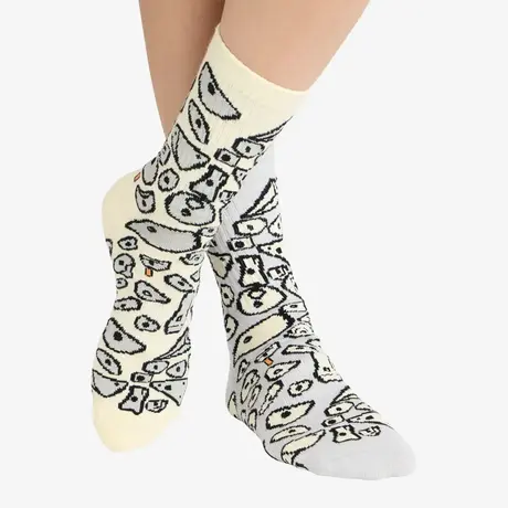 Κάλτσες Y&Y Vertical Unisex Rock Socks Spray Wall Grey