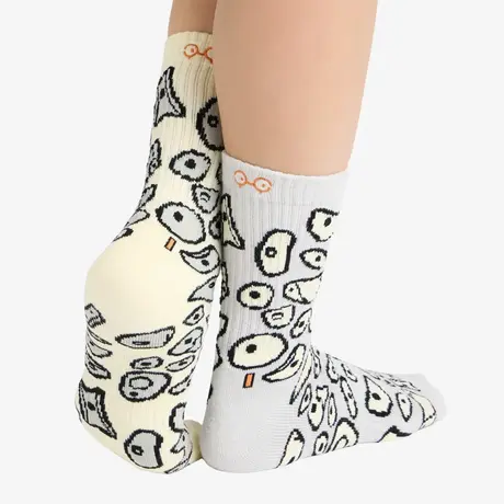 Κάλτσες Y&Y Vertical Unisex Rock Socks Spray Wall Grey