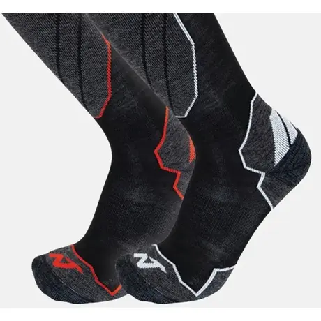 Κάλτσες Σκι Nordica Unisex Socks 2-Pack Black/Red/White