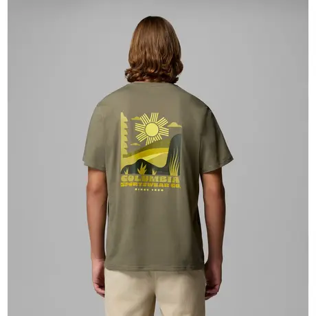 Κοντομάνικο Columbia Ανδρικό CSC&trade; Outdoor BG Tee Stone Green/Shining Sandscape