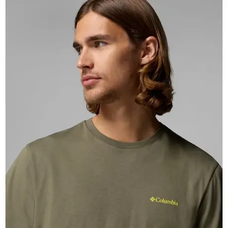 Κοντομάνικο Columbia Ανδρικό CSC&trade; Outdoor BG Tee Stone Green/Shining Sandscape