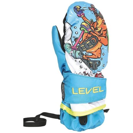 Animal Mitten Light Blue Παιδικά Γάντια Σκι Χούφτες Level