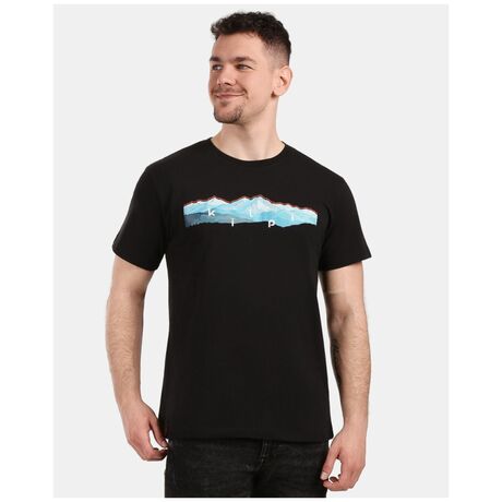 Ανδρικό T-shirt Kilpi Discover-M Black Cotton Comfort