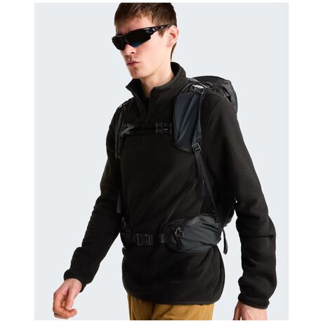 The North Face Glacier 1/4 Zip Fleece TNF Black – Ανδρική Fleece Μπλούζα Πεζοπορίας