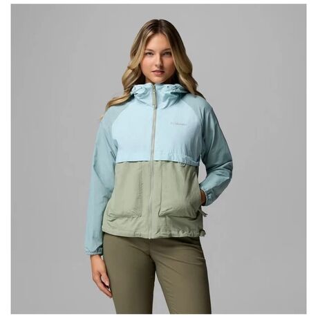 Columbia Spire Valley™ Safari/Marine Light/Crushed Blue – Γυναικείο Αντιανεμικό Μπουφάν