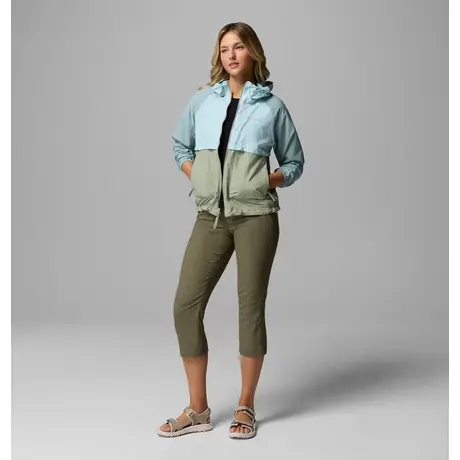 Columbia Spire Valley™ Safari/Marine Light/Crushed Blue – Γυναικείο Αντιανεμικό Μπουφάν