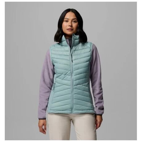 Columbia Powder Pass™ III Hybrid Vest Crushed Blue – Γυναικείο Αμάνικο Γιλέκο