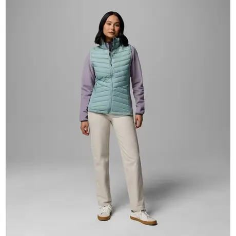 Columbia Powder Pass™ III Hybrid Vest Crushed Blue – Γυναικείο Αμάνικο Γιλέκο