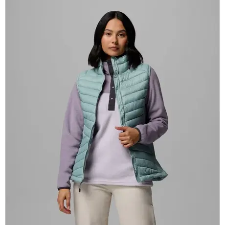 Columbia Powder Pass™ III Hybrid Vest Crushed Blue – Γυναικείο Αμάνικο Γιλέκο