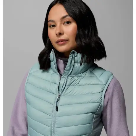 Columbia Powder Pass™ III Hybrid Vest Crushed Blue – Γυναικείο Αμάνικο Γιλέκο