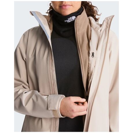 The North Face Quest DryVent™ Triclimate 3-In-1 Jacket Timeless Taupe-Garnet – Γυναικείο Αδιάβροχο Μπουφάν 3 σε 1