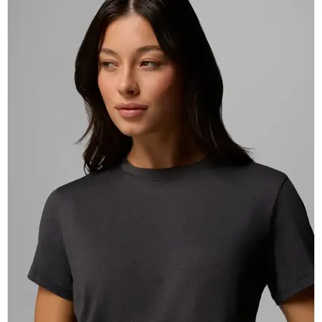 Columbia Parsons Back Graphic T-Shirt Black Heather/Floral Fun – Γυναικείο Μπλουζάκι με Τύπωμα