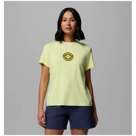 Columbia Parsons Point T-Shirt Citron Haze Heather – Γυναικείο Μπλουζάκι με Τύπωμα