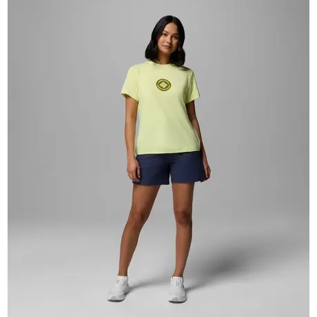 Columbia Parsons Point T-Shirt Citron Haze Heather – Γυναικείο Μπλουζάκι με Τύπωμα