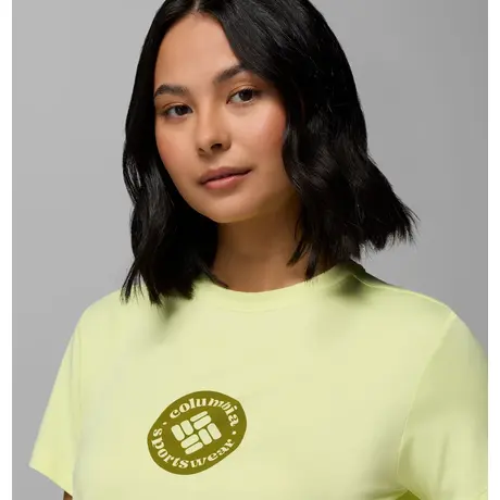 Columbia Parsons Point T-Shirt Citron Haze Heather – Γυναικείο Μπλουζάκι με Τύπωμα