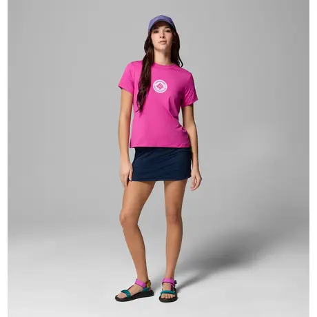 Columbia Parsons Point T-Shirt Fuchsia Heather – Γυναικείο Μπλουζάκι με Τύπωμα