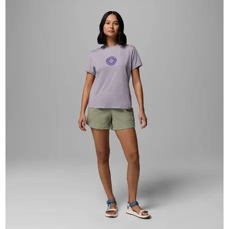Columbia Parsons Point T-Shirt Lavender Pearl Heather – Γυναικείο Μπλουζάκι με Τύπωμα