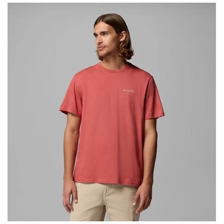 Columbia CSC™ Basic Tee Washed Red – Ανδρικό Βαμβακερό T-Shirt
