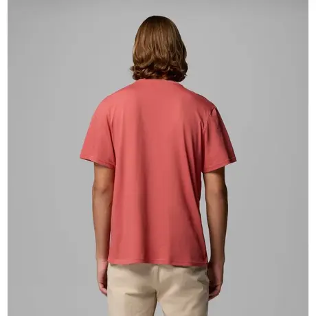 Columbia CSC™ Basic Tee Washed Red – Ανδρικό Βαμβακερό T-Shirt