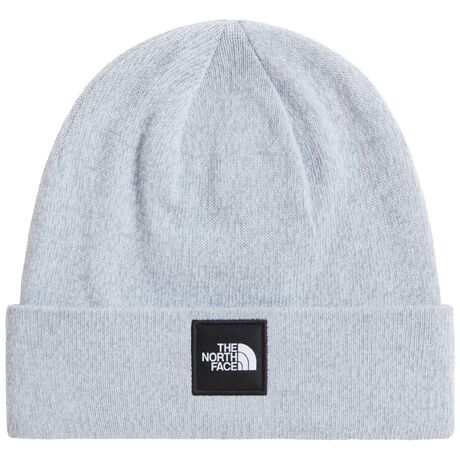 The North Face Dock Worker Recycled Beanie Pale Grey Heather – Σκούφος με Ρεβέρ