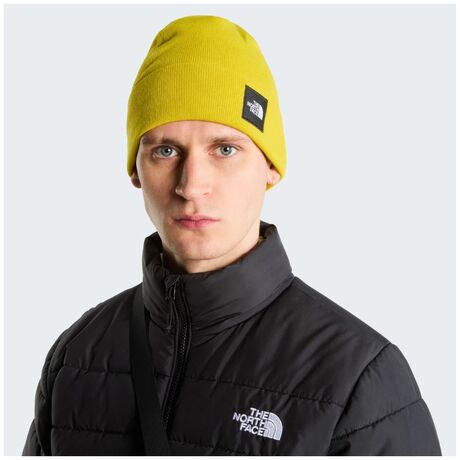 The North Face Dock Worker Recycled Beanie Pigment Yellow – Σκούφος με Ρεβέρ