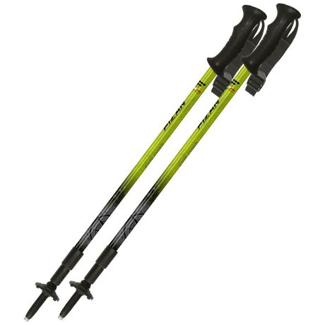 Fizan Explorer Τηλεσκοπικά Μπατόν Πεζοπορίας Lime/Grey