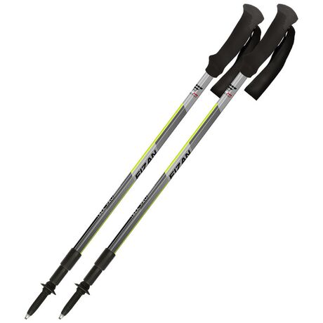 Fizan Trek Pro Τηλεσκοπικά Μπατόν Πεζοπορίας Grey/Yellow