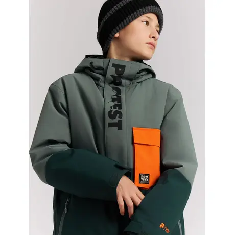 PrtDylans JR SnowJacket Evergreen Παιδικό Μπουφάν Σκι Protest