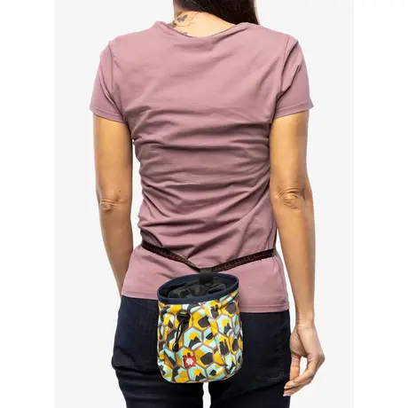 Ocun Lucky + Belt Πουγκί Σκόνης Μαγνησίας Hexagon Yellow