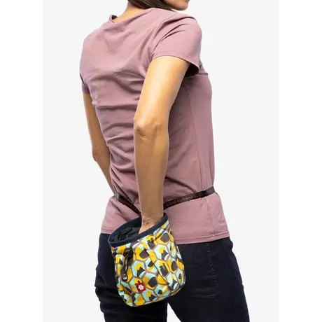 Ocun Lucky + Belt Πουγκί Σκόνης Μαγνησίας Hexagon Yellow