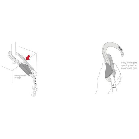 Ocun Captur Lite Swivel Σετ Via Ferrata Blue