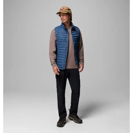 Columbia Powder Pass™ Ανδρικό Γιλέκο Puffer Hybrid Dark Mountain/Collegiate Navy