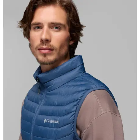 Columbia Powder Pass™ Ανδρικό Γιλέκο Puffer Hybrid Dark Mountain/Collegiate Navy