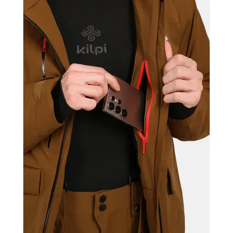 Kilpi Teen-M Ανδρικό Μπουφάν Σκι Brown