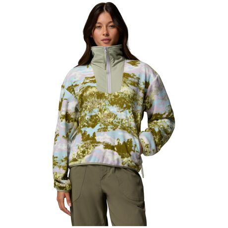 Columbia Sequoia Grove™ Printed Γυναικεία Μπλούζα Fleece Citron Haze/Fieldaze