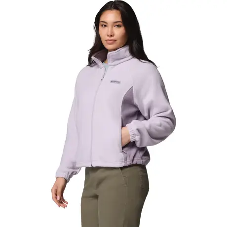 Columbia Benton Springs Relaxed Γυναικεία Ζακέτα Fleece Lavender Purple